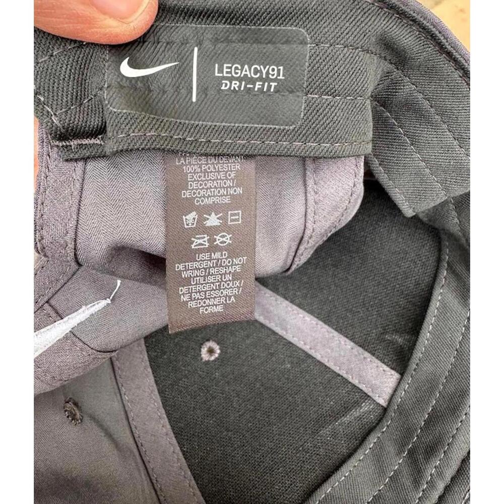 Nike Legacy91 Dri-FIT Gray Strapback Hat NWT - Picture 4 of 5